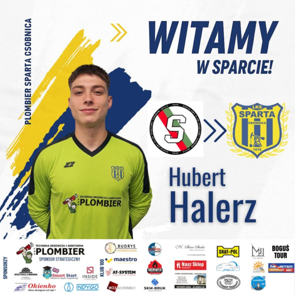Hubert Halerz zawodnikiem Sparty