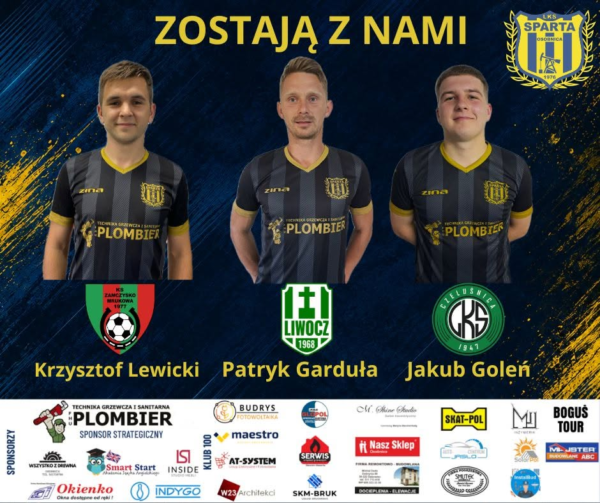 Kolejny sezon zagrają w Sparcie