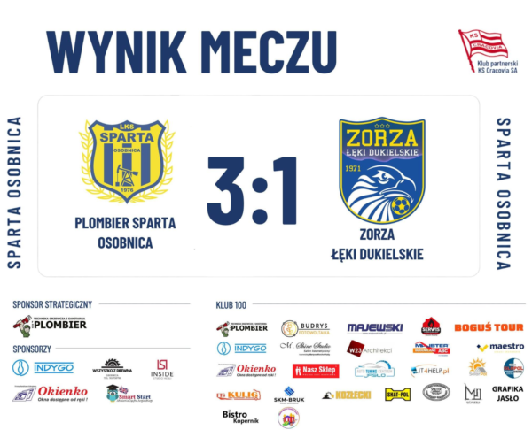 Trzy punkty zostają w Osobnicy!